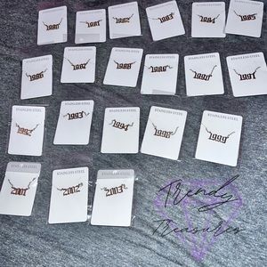 Year anklets. 💎✨ This is all that is left. See your year? Cop yours.